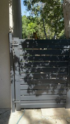 Aluminum fencing - These are aluminum privacy and picket styles gates