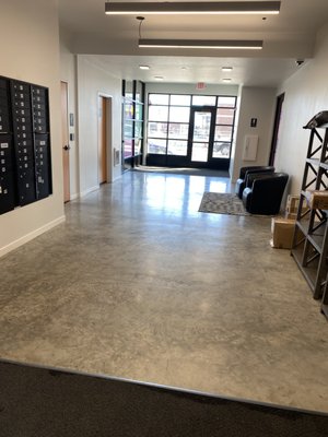 Lobby entrance - General Cleaning Services Provided. Trestle Loft Building Lobby