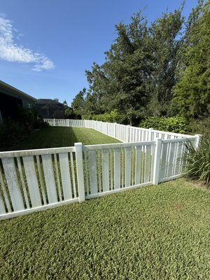 Fence Removal - Got a call to removed this fence at a local HOA community. Was in the works for a few weeks, we then showed up when the customer gave the ok. All the posts had concrete holding them in. We dug these out and filled them up with dirt and put grass over them. Took us 3-5 Hours in the brutal heat but we got it done. Luckily we had tons of water :)!! The customer left us a 5 star review for our outstanding work. We are happy to serve our community. Fence Removal - Got a call to removed this fence at a local HOA community. Was in the works for a few weeks, we then showed up when the customer gave the ok. All the posts had concrete holding them in. We dug these out and filled them up with dirt and put grass over them. Took us 3-5 Hours in the brutal heat but we got it done. Luckily we had tons of water :)!! The customer left us a 5 star review for our outstanding work. We are happy to serve our community.
