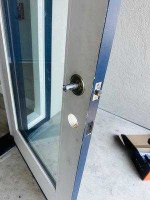 Installed Online Access Smart Lock - Customer can now unlock and manage access by phone. Installed Online Access Smart Lock - Customer can now unlock and manage access by phone.
