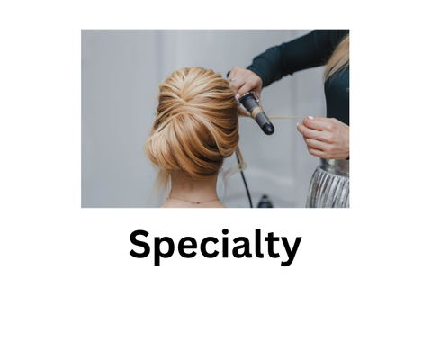 Specialty & Styling - Deep Conditioning $35+
Kerastase $40+
Fusio-dose $40+
Bridal/Bridal Party Call for Consultation
Updo $65+ Specialty & Styling - Deep Conditioning $35+
Kerastase $40+
Fusio-dose $40+
Bridal/Bridal Party Call for Consultation
Updo $65+
