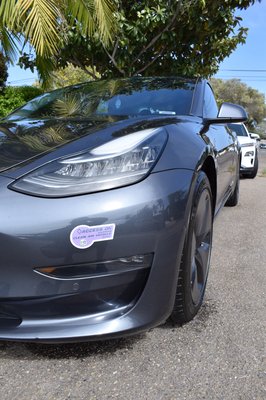 Total interior detailing of this beautiful Model 3 Tesla! - This Tesla looked great, the owners did a good job up-keeping it. However, it needed that professional touch to get it back to 💯! 

We got all the stubborn beach sand out from between the seats, the carpet, and the trunk. The “Frunk” (Tesla’s Front Trunk) was also taken care of. Carpets were shampooed after a recent a child had recently vomited, rear vents were cleaned out as well. Seat belt where the child was sitting was also cleaned.