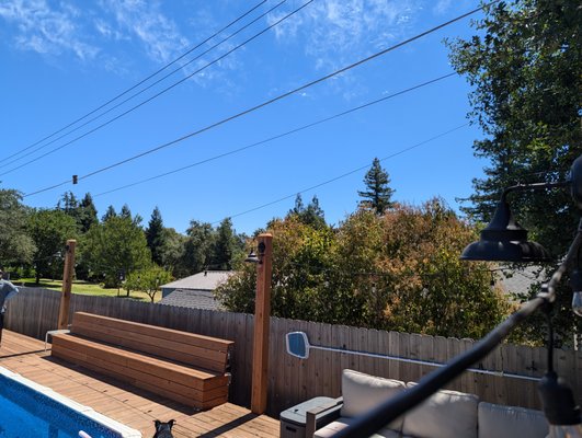 Pool Deck Lighting - This family wanted some simple lighting to add the final touch to their new pool landscaping project Pool Deck Lighting - This family wanted some simple lighting to add the final touch to their new pool landscaping project