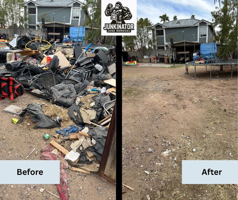 Same-Day Junk Removal - Client was very happy with how this turned out! Don’t stress the mess and let us take care of it for you! Same-Day Junk Removal - Client was very happy with how this turned out! Don’t stress the mess and let us take care of it for you!