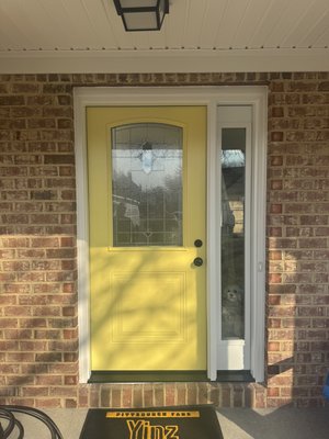 Provia entry door  - This was the replacement of a homeowner’s front door. We sell and install Provia entry doors which are made in Sugarcreek Ohio by the Amish. Each and every door is made to order, to fit your exact opening. Provia entry door  - This was the replacement of a homeowner’s front door. We sell and install Provia entry doors which are made in Sugarcreek Ohio by the Amish. Each and every door is made to order, to fit your exact opening.