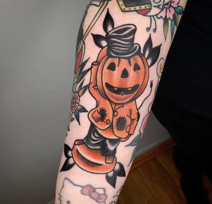 Halloween Tattoos - A sampling of Halloween tattoos and flash