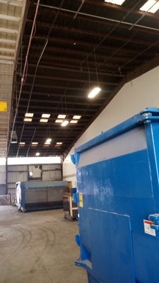 Welding Shop. - This is a simple welding shop done by the Mowrey Electric team. New 480v Service was added with 10 brand new welding stations. Later on we added new lighting and exhaust fans seen in the photos. Fun project that we were honored to be apart of. Welding Shop. - This is a simple welding shop done by the Mowrey Electric team. New 480v Service was added with 10 brand new welding stations. Later on we added new lighting and exhaust fans seen in the photos. Fun project that we were honored to be apart of.