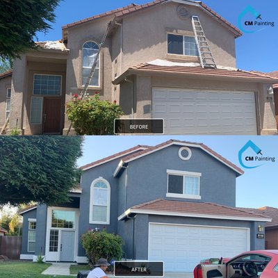 Residencial exterior painting - “We specialize in transforming residential exteriors. Here are some of our recent projects: everything from full repaints to stucco repairs, siding replacement, and trim updates. Each home had its own challenges—whether it was faded paint, damaged wood, or outdated colors—and we brought them back to life with fresh finishes and durable materials. Our goal is always to enhance curb appeal while ensuring long-lasting protection for the property.” Residencial exterior painting - “We specialize in transforming residential exteriors. Here are some of our recent projects: everything from full repaints to stucco repairs, siding replacement, and trim updates. Each home had its own challenges—whether it was faded paint, damaged wood, or outdated colors—and we brought them back to life with fresh finishes and durable materials. Our goal is always to enhance curb appeal while ensuring long-lasting protection for the property.”