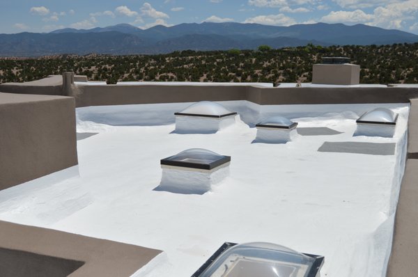 Roof Coating Project in North Tucson - We applied our patented 2 coat roof coating system to this beautiful home in North Tucson.  There were a few leaks that we needed to address before adding the roof coating.  Overall the customer was more than satisfied with our work and also with the 10 year warranty we included with the project.