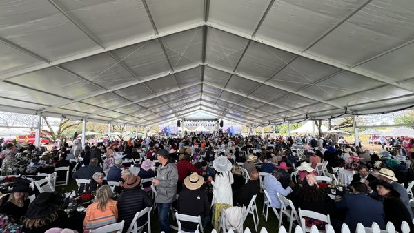 Kentucky Derby - Kentucky Derby at Kendall Jackson Winery! We provided staging, PA, LED screens, Power Distro, backline, video, cameras, IMAG, fiber and more! Sold out show!