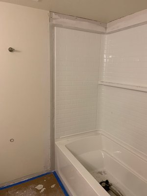 Bathroom Transformation: Smooth Drywall Finish Upgrade - Before
The original bathroom featured a rough, textured wall finish that looked dated and felt uneven. The space was ready for a clean, modern update to better match the new shower install.
After
We replaced the old texture with a seamless, smooth drywall finish, instantly modernizing the look and creating a brighter, more refined bathroom. The result: a fresh, clean space ready for years of daily use. Bathroom Transformation: Smooth Drywall Finish Upgrade - Before
The original bathroom featured a rough, textured wall finish that looked dated and felt uneven. The space was ready for a clean, modern update to better match the new shower install.
After
We replaced the old texture with a seamless, smooth drywall finish, instantly modernizing the look and creating a brighter, more refined bathroom. The result: a fresh, clean space ready for years of daily use.