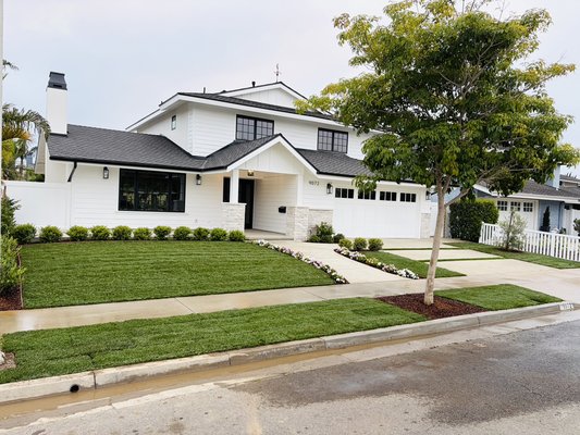 New Sod, Plants and Sprinklers - Front and Back remodel complete with new sprinkler system, sod and plants!