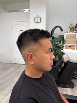 Fresh Cuts, Perms & Color — Summer 2026 - A recent mix of Pasadena work, including clean fades, textured scissor cuts, soft Korean-style perms, and custom color. Each service is tailored to the client’s hair type, growth pattern, and preferred finish.