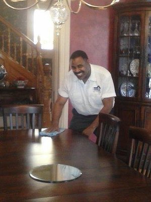 Cleaning clients homes. - Cleaning for clients