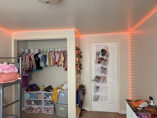 Kid bedroom lighting. - LED Bedroom Accent Lighting Installation (Kids Room)
Installation of LED accent lighting around a child’s bedroom to create a fun, safe, and visually appealing environment. Service includes measuring and planning the layout, securely mounting LED light strips along ceilings, walls, or furniture edges, concealing wiring when possible, and ensuring proper power connection. Options may include color-changing LEDs, remote or app-controlled systems, and diffuser channels for a cleaner look. All installations are done safely with attention to durability and child-friendly placement. Kid bedroom lighting. - LED Bedroom Accent Lighting Installation (Kids Room)
Installation of LED accent lighting around a child’s bedroom to create a fun, safe, and visually appealing environment. Service includes measuring and planning the layout, securely mounting LED light strips along ceilings, walls, or furniture edges, concealing wiring when possible, and ensuring proper power connection. Options may include color-changing LEDs, remote or app-controlled systems, and diffuser channels for a cleaner look. All installations are done safely with attention to durability and child-friendly placement.