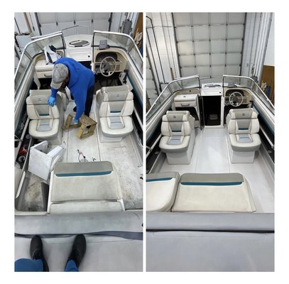 Several before & after photos of different services we offer our customers - At H&M’s Mobile Auto Detailing, we take pride in providing a comprehensive full detail service that will leave your vehicle, homes, boats and or motorcycles looking and feeling brand new. With our attention to detail and commitment to excellence, we go above and beyond to ensure that every nook and cranny of your vehicle, boat, motorcycle or exterior home is thoroughly cleaned and restored. Several before & after photos of different services we offer our customers - At H&M’s Mobile Auto Detailing, we take pride in providing a comprehensive full detail service that will leave your vehicle, homes, boats and or motorcycles looking and feeling brand new. With our attention to detail and commitment to excellence, we go above and beyond to ensure that every nook and cranny of your vehicle, boat, motorcycle or exterior home is thoroughly cleaned and restored.