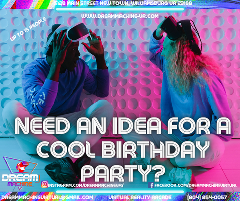 We Host Parties - Check out 1800 square feet of arcade heaven. Book the whole space for just $100 per hour.
Different packages available please contact us for more information.