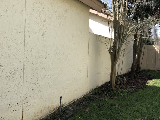 Pressure washing March 2020 - This was a long concrete wall with tons of red algae. Apex home services is the best company to get any algae or stains off your home! Give us a call for 15% off all customers! Pressure washing March 2020 - This was a long concrete wall with tons of red algae. Apex home services is the best company to get any algae or stains off your home! Give us a call for 15% off all customers!