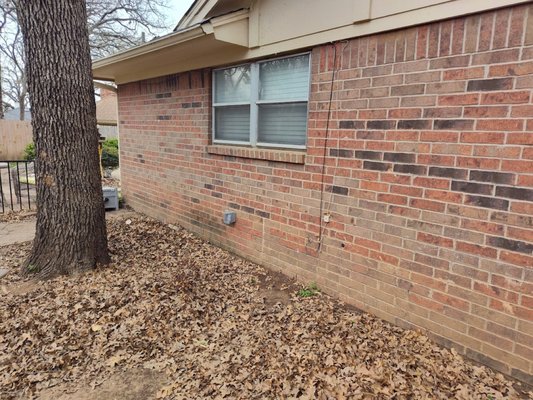 French Drain with sump basin 2024 - This project was done to address water intrusion at the base of brick "weep line" where it meets the foundation. There were surface water issues along with ground water issues due to a poor grade and voluminous amounts of surface water runoff from roof and the neighbors roof. An exclusive pipe was placed for surface water and another for ground water. There was not enough slope availability so a Sump basin and pump were employed to meet the evacuation needs of the collection and conveyance system. French Drain with sump basin 2024 - This project was done to address water intrusion at the base of brick "weep line" where it meets the foundation. There were surface water issues along with ground water issues due to a poor grade and voluminous amounts of surface water runoff from roof and the neighbors roof. An exclusive pipe was placed for surface water and another for ground water. There was not enough slope availability so a Sump basin and pump were employed to meet the evacuation needs of the collection and conveyance system.