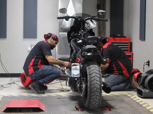 Performance and Dyno tuning - Our highly qualified technicians can optimize your Harley for peak performance with our state of the art dynamometer. Performance and Dyno tuning - Our highly qualified technicians can optimize your Harley for peak performance with our state of the art dynamometer.