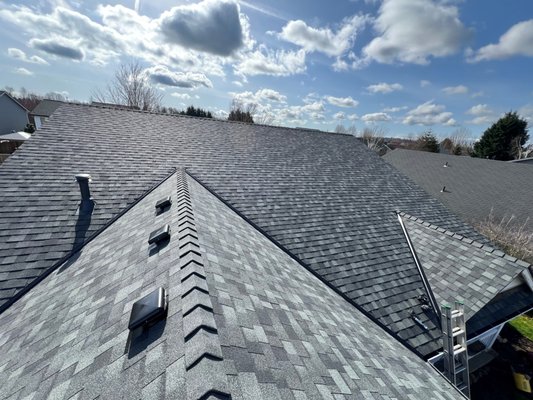 Roof Replacement - This roof was compromised, causing leaks in the kitchen and garage. Roof Replacement - This roof was compromised, causing leaks in the kitchen and garage.