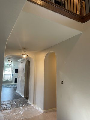 Interior paint. Change of color on walls and ceiling - Changed of color on walls and Ceilings out in Little Elm! Interior paint. Change of color on walls and ceiling - Changed of color on walls and Ceilings out in Little Elm!
