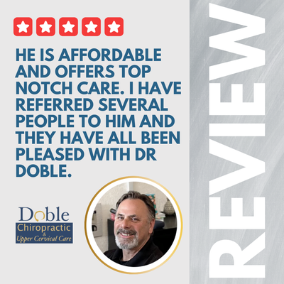 Traditional Chiropractor | Manual Adjustments - He is affordable and offers top notch care. I have referred several people to him and they have all been pleased with Dr Doble