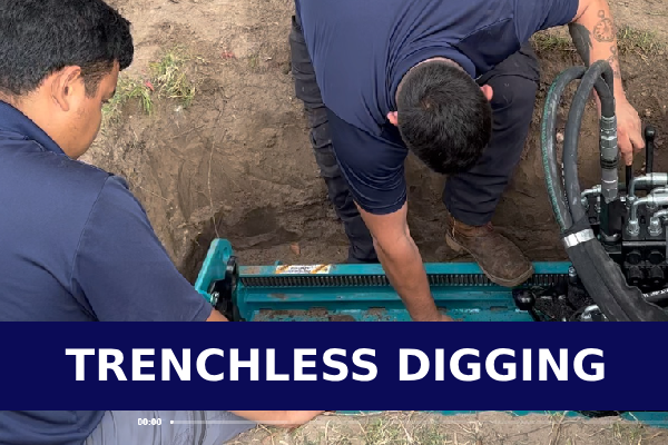 Trenchless Digging - Trenchless digging (or horizontal boring) is a method used in sewer line repair and replacement in Houston and other areas. Additionally, it’s an approach that minimizes the need for traditional excavation, which can be disruptive. Trenchless methods allow for repairs with light excavation or even none at all.
Minimal Disruption: It reduces disruption to the environment. In addition, it minimizes the hassles for residents and businesses. This is important in urban areas like Houston, where excavation can be challenging.
Faster Repairs: Trenchless methods are often quicker than traditional excavation. Therefore, reducing the time it takes to complete the repair.
Cost-Effective: While trenchless technology can be more expensive per foot of pipe repaired, it can save money overall due to reduced labor and restoration costs.
Preservation of Landscaping: Trenchless methods are less likely to damage landscaping. As a result, making them suitable for both residential and commercial properties in Houston.
Environmental Benefits: Trenchless methods are more environmentally friendly as they reduce soil disturbance and the need for large excavation.
Long-Lasting Repairs: Trenchless repairs often result in new pipes that are durable to common issues like root intrusion. Trenchless Digging - Trenchless digging (or horizontal boring) is a method used in sewer line repair and replacement in Houston and other areas. Additionally, it’s an approach that minimizes the need for traditional excavation, which can be disruptive. Trenchless methods allow for repairs with light excavation or even none at all.
Minimal Disruption: It reduces disruption to the environment. In addition, it minimizes the hassles for residents and businesses. This is important in urban areas like Houston, where excavation can be challenging.
Faster Repairs: Trenchless methods are often quicker than traditional excavation. Therefore, reducing the time it takes to complete the repair.
Cost-Effective: While trenchless technology can be more expensive per foot of pipe repaired, it can save money overall due to reduced labor and restoration costs.
Preservation of Landscaping: Trenchless methods are less likely to damage landscaping. As a result, making them suitable for both residential and commercial properties in Houston.
Environmental Benefits: Trenchless methods are more environmentally friendly as they reduce soil disturbance and the need for large excavation.
Long-Lasting Repairs: Trenchless repairs often result in new pipes that are durable to common issues like root intrusion.