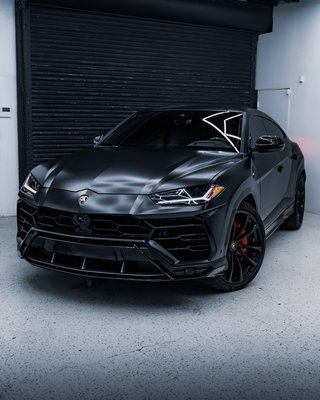Lamborghini Urus Satin Black Wrap - Lamborghini urus fully wrapped in 3M satin black with gloss black accents , wheels powdered coated & red caliper painted Lamborghini Urus Satin Black Wrap - Lamborghini urus fully wrapped in 3M satin black with gloss black accents , wheels powdered coated & red caliper painted