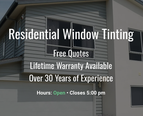 Commercial and Residential Tinting Services
give us a call to request a free quite - Commercial and Residential Tinting Services Commercial and Residential Tinting Services
give us a call to request a free quite - Commercial and Residential Tinting Services