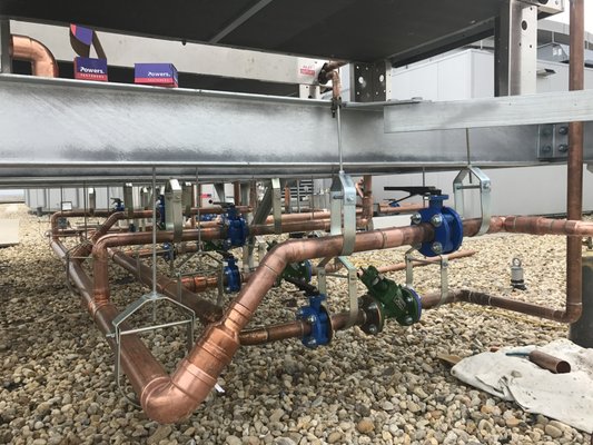 HVAC Condensate Pipping - HVAC Condensate Pipping done at an Amazon building in Alexandria, VA. HVAC Condensate Pipping - HVAC Condensate Pipping done at an Amazon building in Alexandria, VA.