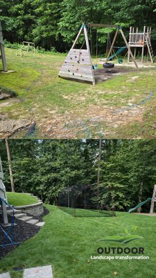 SOD INSTALLATION PROJECTS - Sod installation is one of the fastest ways to transform your yard into a vibrant, green outdoor space. But it’s more than just laying down grass — it’s about doing it the right way.
At Outdoor Transformation LLC, we:
✔️ Properly grade the area for smooth, even results
✔️ Install drainage systems if needed
✔️ Apply quality topsoil for strong, healthy root growth
✔️ Ensure your sod establishes green and full
The result? A beautiful yard your kids, family, and friends will love spending time in.
📞 Contact us today for a FREE quote and let’s elevate your outdoor space the right way. SOD INSTALLATION PROJECTS - Sod installation is one of the fastest ways to transform your yard into a vibrant, green outdoor space. But it’s more than just laying down grass — it’s about doing it the right way.
At Outdoor Transformation LLC, we:
✔️ Properly grade the area for smooth, even results
✔️ Install drainage systems if needed
✔️ Apply quality topsoil for strong, healthy root growth
✔️ Ensure your sod establishes green and full
The result? A beautiful yard your kids, family, and friends will love spending time in.
📞 Contact us today for a FREE quote and let’s elevate your outdoor space the right way.