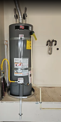 Water Heater Installation & Repair - Whether you are looking to install a Tankless Water Heater or Gas, Electric or any kind, let us be the first place to call. Here's just a few of not only water heaters, but also all the other Water Treatments (Softeners.) It's not an exhaustive collection. Just a few to know that we've done this a lot. Water Heater Installation & Repair - Whether you are looking to install a Tankless Water Heater or Gas, Electric or any kind, let us be the first place to call. Here's just a few of not only water heaters, but also all the other Water Treatments (Softeners.) It's not an exhaustive collection. Just a few to know that we've done this a lot.