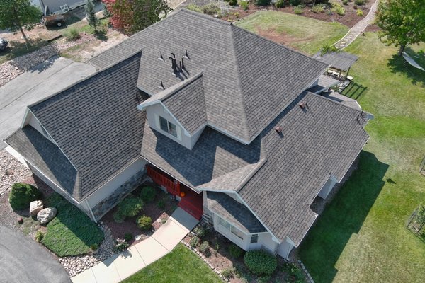 Beautiful Mountain Home - Another happy customer at this amazing mountain home. They chose to use a beautiful IKO Dynasty shingle with Driftshake for the color.

Also, the ventilation was replaced with ridge vents which not only helps ventilate the home better, but looks more beautiful on the home.

At Red Fox Roofing, we care about your individual needs and budget. That's why we provide affordable pricing for homeowner's when the money to protect your home is essential. Call today to schedule your roofing services, (801) 317-6984.