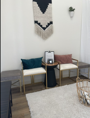 Our Studio - Our studio is comfortable and always sanitized for your safety! Book your Appointment today!