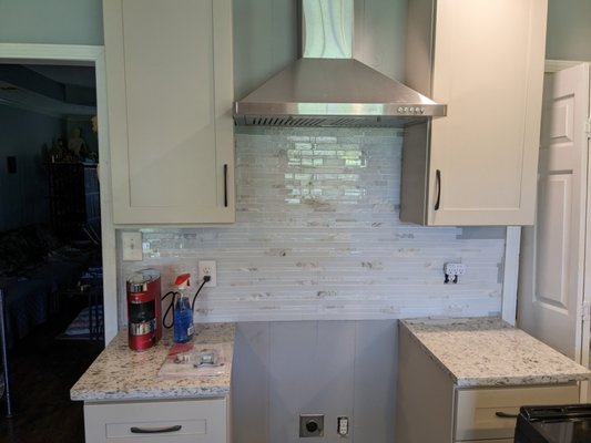 New Kitchen - This remodel was on an old kitchen. The new kitchen added more storage space, open space, and a more modern look. The homeowners love the new kitchen New Kitchen - This remodel was on an old kitchen. The new kitchen added more storage space, open space, and a more modern look. The homeowners love the new kitchen