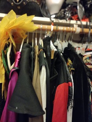 Finally got all of my Vintage Items priced and on the rack! - This organization of Vintage, Costumes, Kids stuff, and various accessories took about a week to separate and price. So now come check it out. Here is my Vintage rack. All items are in excellent condition.