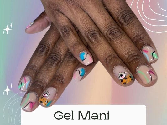 Gel manicure with design - Gel manicure is much more fun if with design Gel manicure with design - Gel manicure is much more fun if with design