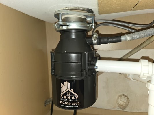 New Garbage Disposal - Replaced a burnt out disposal with a New Garbage Disposal New Garbage Disposal - Replaced a burnt out disposal with a New Garbage Disposal