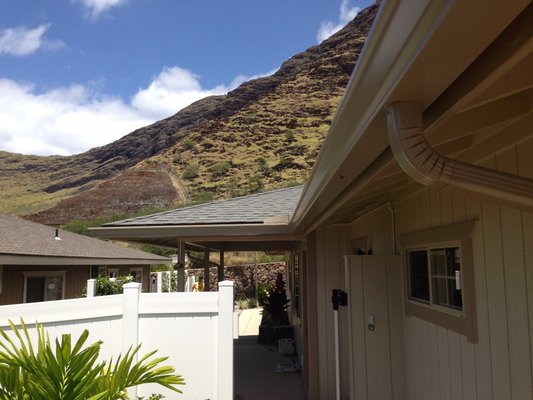 New gutter installation - Existing projects. New gutter installation - Existing projects.