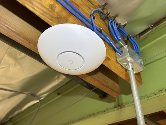 Ubiquiti Solutions | Commercial - When our business client decided to expand into a larger commercial space, they turned to us for a comprehensive wiring solution to support their growing operations. With a vision for a seamless and secure environment, we quickly assessed their needs and proposed a state-of-the-art solution using Ubiquiti systems.
In just three days, our dedicated team transformed the space by meticulously wiring the entire facility and installing 10 high-performance access points to ensure robust connectivity throughout. To further enhance security, we deployed 40 strategically placed security cameras, providing comprehensive coverage and peace of mind.
The result? A modern, reliable infrastructure that empowers our client to operate efficiently and securely in their new space.
If you're ready to elevate your business environment with cutting-edge technology, reach out to us today! Ubiquiti Solutions | Commercial - When our business client decided to expand into a larger commercial space, they turned to us for a comprehensive wiring solution to support their growing operations. With a vision for a seamless and secure environment, we quickly assessed their needs and proposed a state-of-the-art solution using Ubiquiti systems.
In just three days, our dedicated team transformed the space by meticulously wiring the entire facility and installing 10 high-performance access points to ensure robust connectivity throughout. To further enhance security, we deployed 40 strategically placed security cameras, providing comprehensive coverage and peace of mind.
The result? A modern, reliable infrastructure that empowers our client to operate efficiently and securely in their new space.
If you're ready to elevate your business environment with cutting-edge technology, reach out to us today!