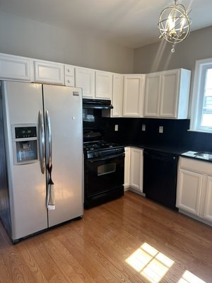 Kitchen cabinets - This kitchen cabinets were in a bad shape. We properly prep the entire kitchen and painted with a special paint to give that factory look smooth finish and he loved it.
We love to put kitchen cabinets back to life. Kitchen cabinets - This kitchen cabinets were in a bad shape. We properly prep the entire kitchen and painted with a special paint to give that factory look smooth finish and he loved it.
We love to put kitchen cabinets back to life.