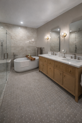 Via Ardilla Master Bathroom Remodel - This Bathroom Remodel turned out beautifully! It is one of our favorite remodels we have completed. If you are interested in having your bathroom look similar, give us a call for a free estimate on your next remodel!