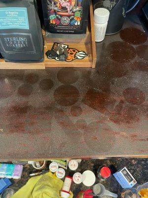 Kitchen Clean up - When I was cleaning, the client stressed to me that it was important to give special attention to a shelf that had not received much attention in a while. It was a little dusty and grimey, so that needed to be cleaned and organized more than anything. They also asked for the stove top to be deep cleaned of old grease and stains from cooking multiple meals on it. I got to scrubbing the build-up away, making sure the both shelf and stove top were clean and made fresh. Kitchen Clean up - When I was cleaning, the client stressed to me that it was important to give special attention to a shelf that had not received much attention in a while. It was a little dusty and grimey, so that needed to be cleaned and organized more than anything. They also asked for the stove top to be deep cleaned of old grease and stains from cooking multiple meals on it. I got to scrubbing the build-up away, making sure the both shelf and stove top were clean and made fresh.