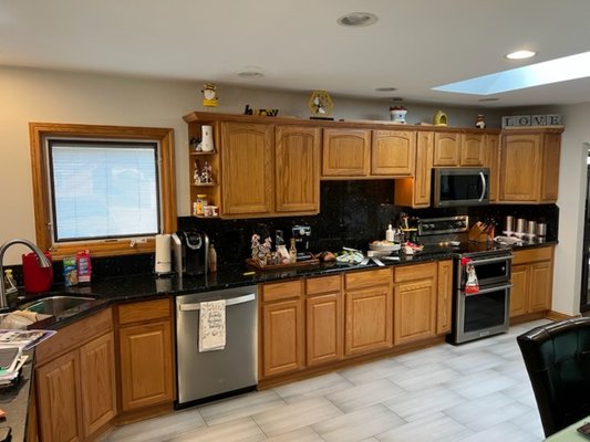 kitchen cabinets - this 30 years old kitchen cabinets was in bad shape. After professional painting it looks like brand new cabinets. kitchen cabinets - this 30 years old kitchen cabinets was in bad shape. After professional painting it looks like brand new cabinets.