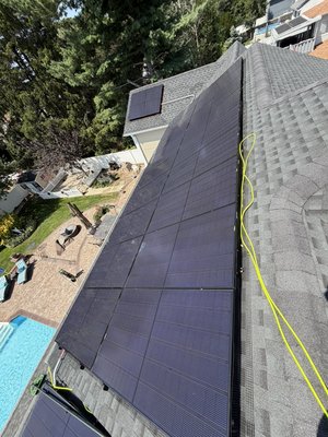 Solar panel cleaning ! - this was a job we did in Seaford , we cleaned all the solar panels on the roof, which makes them run 100% more efficient and saves the client money every month on his investment. Solar panel cleaning ! - this was a job we did in Seaford , we cleaned all the solar panels on the roof, which makes them run 100% more efficient and saves the client money every month on his investment.