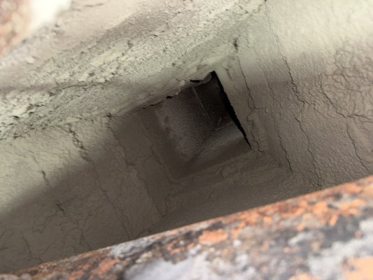Repair fireplace smoke chamber, hight heat coating sprayer. - Fireplace smoke chamber repair Repair fireplace smoke chamber, hight heat coating sprayer. - Fireplace smoke chamber repair