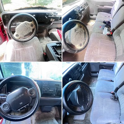 Super Full Detailing - This truck was left untouched for almost a year. We did a Super Full Detail. After we finished, the owner was very pleased. Super Full Detailing - This truck was left untouched for almost a year. We did a Super Full Detail. After we finished, the owner was very pleased.