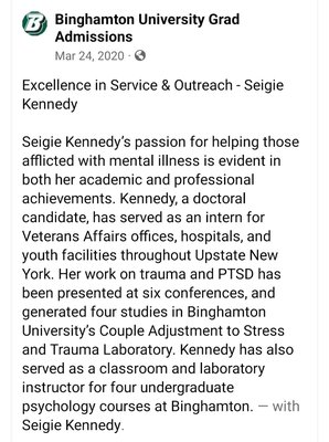 Testimonials and Recognition - Former clients have provided their testimonials after successfully meeting their treatment goals and graduating from therapy. All testimonials and reviews from clients were offered voluntarily and without soliciation. Testimonials and Recognition - Former clients have provided their testimonials after successfully meeting their treatment goals and graduating from therapy. All testimonials and reviews from clients were offered voluntarily and without soliciation.