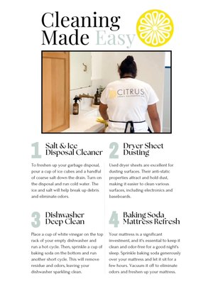 Cleaning tips - Simple techniques to keep your home spotless and polished year round! Cleaning tips - Simple techniques to keep your home spotless and polished year round!